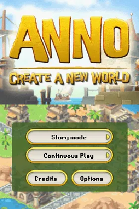 Anno - Create a New World (Europe) (En,Fr,De,Es,It) screen shot title